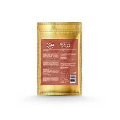The Beauty Co. De-Tan Face & Body Scrub - Coffee (Pouch) 100 gm - Face Scrubs