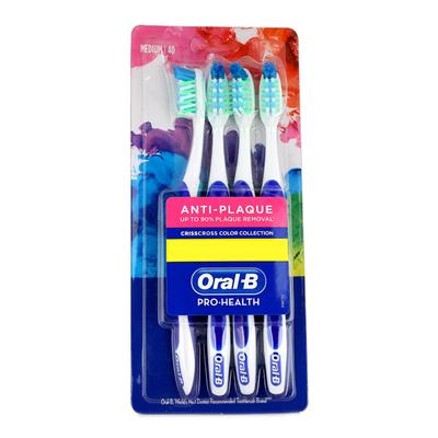 Oral-B Pro Health Anti-Plaque Criss Cross Toothbrush - Medium (Buy 2 Get 2) (N) - Toothbrushes