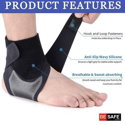 Be Safe Forever Ankle Support Neo Compression Protection (L) - Knee/Ankle/Leg/Foot Supports