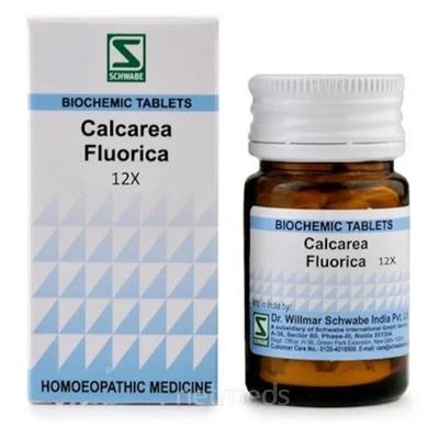 Dr. Willmar Schwabe Calcarea Fluorica 12X Tablet 20 gm - Bio-Chemic