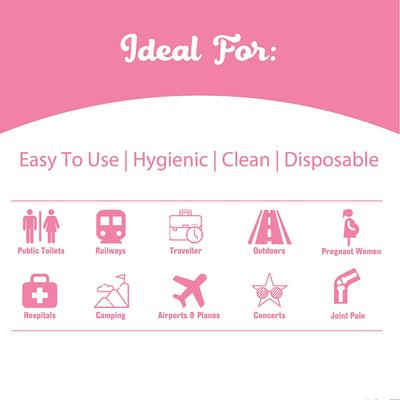 Sannap Stand and Pee Disposable Female Urine Director for Women -10's - Intimate Care