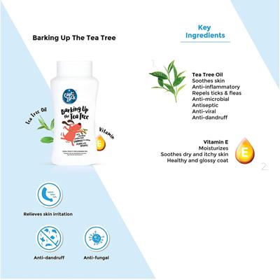 Capt. Zack Barking Up The Tea Tree Shampoo (Pack of 2 x 50 ml) 1's - Pet Healthcare