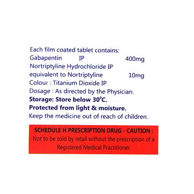 GABAZEN NT Tablet 10's - Neuropathic Pain-Dru