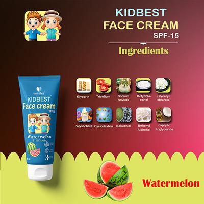 HealthBest Kidbest (3-13 Years) Face Cream - Watermelon Flavour 50 ml - Baby Skin Care