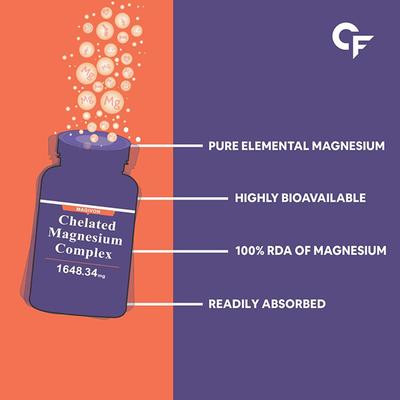 CF Chelated Magnesium Complex Veg Tablet 120's - Calcium And Minerals
