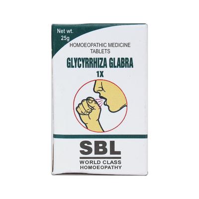 SBL Glycyrrhiza Glabra 1X Tablet 25 gm - Bio-Chemic