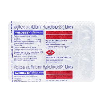 Avibose SF 0.2mg Tablet 10'S - Diabetes-Ant
