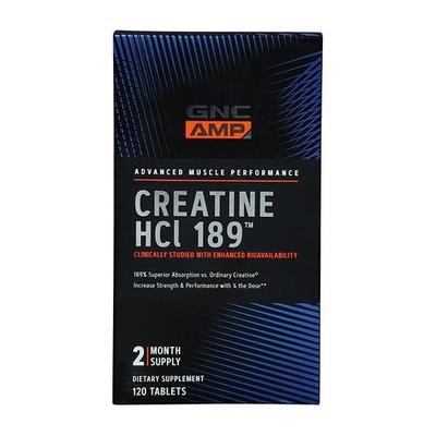GNC Amplified Creatine-189 Tablets 120's - Workout Essentials