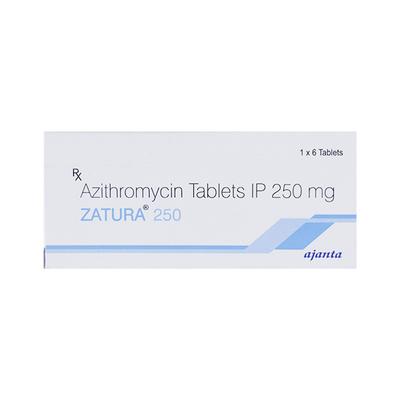 ZATURA 250mg Tablet 6's - Bacterial Infections-Mac