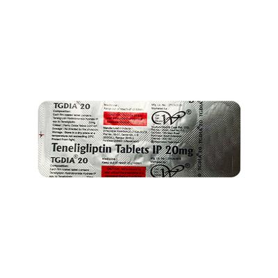 TGDIA 20mg Tablet 10's - Diabetes-Ant