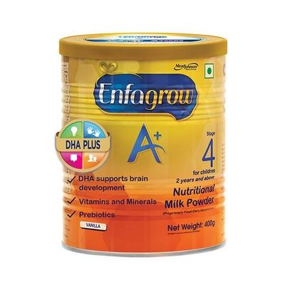Enfagrow Nutritional Milk Powder A+ Stage 4 (2+ Years) - Vanilla Flavour 400 gm (Tin) - Baby And Infant Supplements