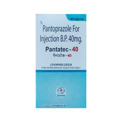 PANTATEC 40 Injection 1's - Ulcer/Reflux/Flatulence-Aaa