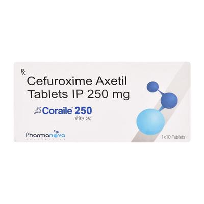 CORAILE 250mg Tablet 10's - Bacterial Infections-Cep