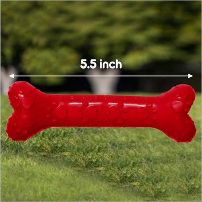 Drools Non-Toxic Rubber Dog Chew Bone Toy, Puppy/Dog Teething Toy (Medium) - 5 inches 1's - Pet accessories