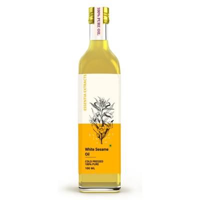 Essentia Extracts Pure Cold Pressed Oil - White Sesame 100 ml - Massage Oils