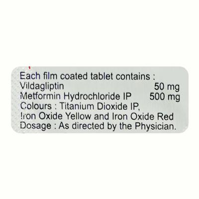 DPVIL M 500mg Tablet 10's - Diabetes-Ant