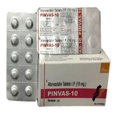 PINVAS 10 Tablet 10's - High Cholesterol-Dys