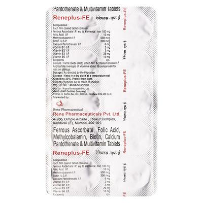 RENEPLUS FE Tablet 10's - Supplements-Vam