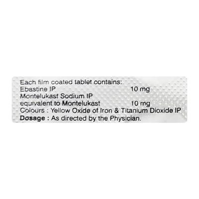 EBONTE M Tablet 10's - Asthma/COPD-Ast