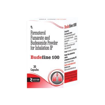 BUDEFINE 100 Capsule 3O's - Asthma/COPD-Ast