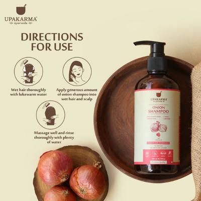 Upakarma Ayurveda Onion Shampoo 300 ml - Personal Care (Ayush)