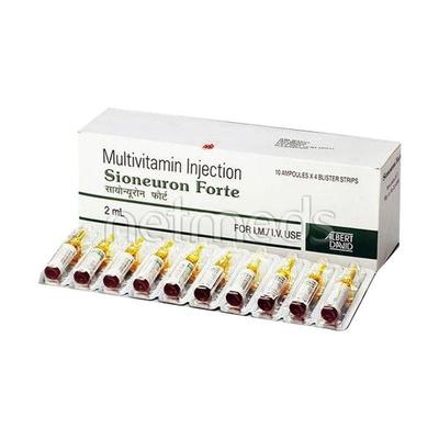 Vpam Injection Sioneuron Forte Injection 2ml Price, Uses, Side effects, Substitutes ...