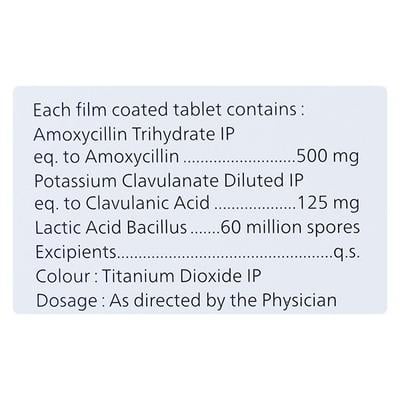 Truclave 625Mg Tablet 10's - Bacterial Infections-Pen