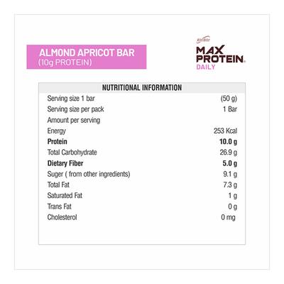 RiteBite Max Protein Daily Fruit & Nut Bar (Pack of 24 x 50 gm) - Nutritional Bars