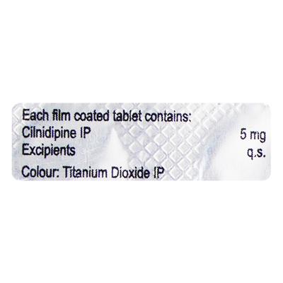 CLINIDIP 5 Tablet 10's - Hypertension-Cal