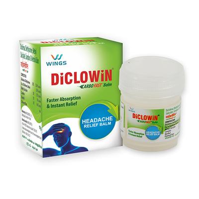 Diclowin Carbofast Balm 10gm - Pain relief-Nsa