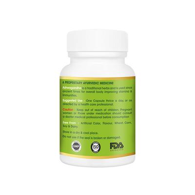 VitaGreen Ashwagandha Capsules 60's - Sexual Care