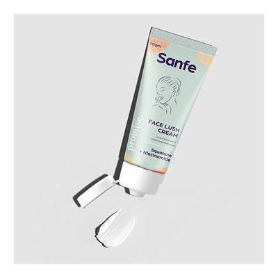 Sanfe Promise Face Lush Cream - Squalane + Niacinamide 50 gm - Face Creams