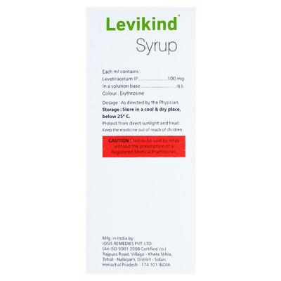 LEVIKIND Syrup 100ml - Epilepsy/Convulsion-Ant