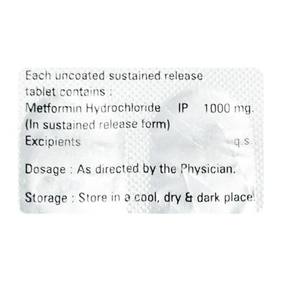 ENDOFORMIN SR 1000 Tablet 15's - Diabetes-Ant