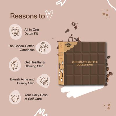 The Beauty Co. Chocolate Coffee Collection (Face Scrub + Face Wash + Body Scrub + Body Butter + Face Mask + Body Wash) - Facial Kits