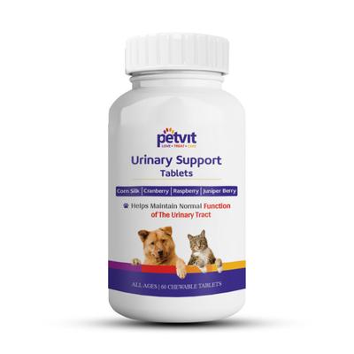 Petvit Urinary Support Chewable Tablets 60's - Petfood