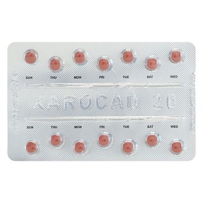 XAROCAD 20 Tablet 14's - Blood Clot-Ant