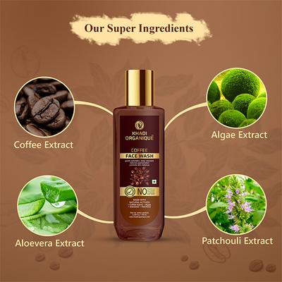 Khadi Organique Face Wash - Coffee 100 ml - Face Washes