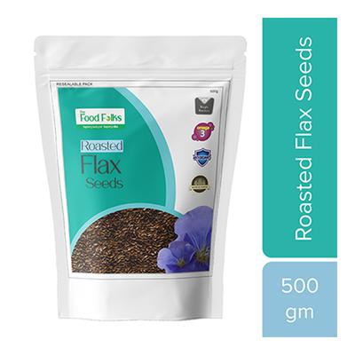The Food Folks Roasted Seeds Combo (Raw Chia Seeds 250 gm + Roasted Flax Seeds 500 gm) - Nutritional Bars