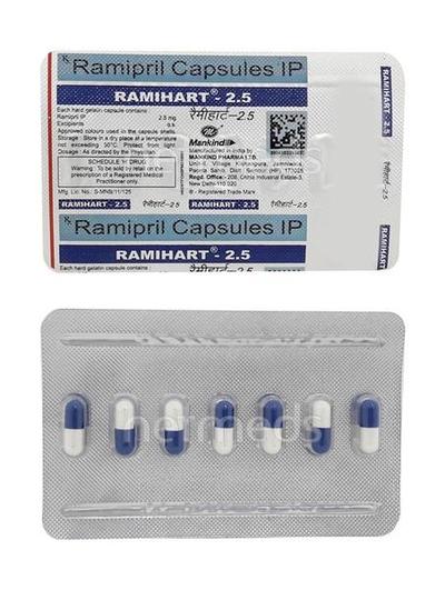 Ramihart 2.5mg Capsule 7'S - Hypertension-ACE