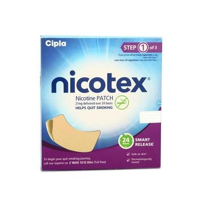 NICOTEX PATCH 7'S PACK 21MG - Nicotine Patch