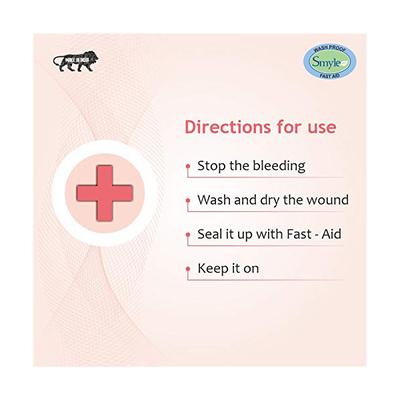 Smyle Fast-Aid Medicated Adhesive Plaster 100's - Bandages