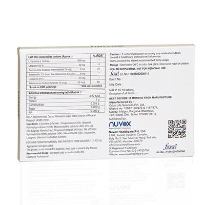Nuvox Ubivox Tablet 10's - Amino Acids