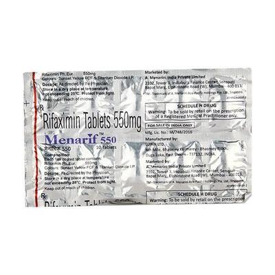 Menarif 550mg Tablet 10'S - Bacterial Infections-OAB
