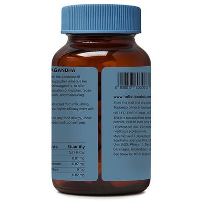 Zeroharm Holistic Calcium + Ashwagandha Tablet 60's - Sexual Care