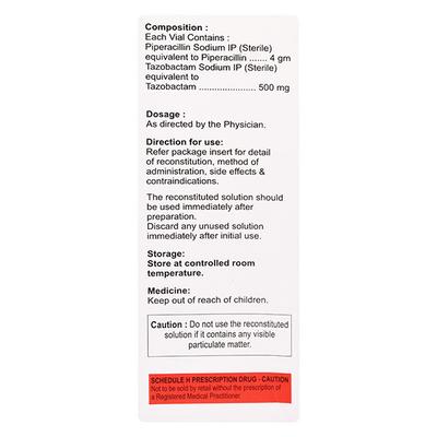 Tazoren 4.5gm Injection 1's - Bacterial Infections-Pen