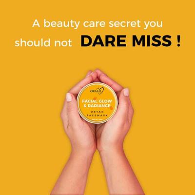 Oraah Facial Glow & Radiance Ubtan Face Mask 100 gm - Personal Care (Ayush)