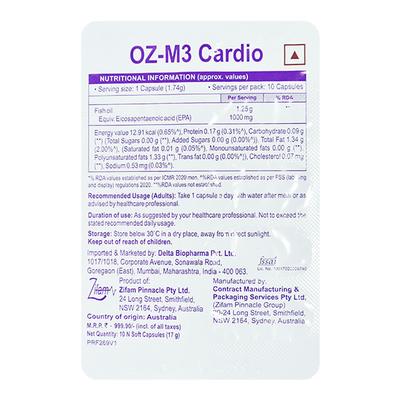 OZ M3 CARDIO Soft Capsule 10's - Supplements-Sup