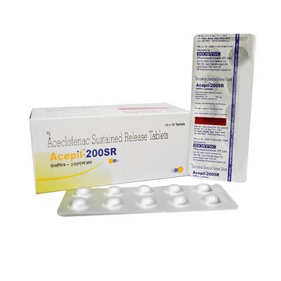 ACEPIL SR 200 Tablet 10's - Pain relief-Nsa