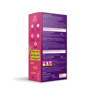 Chicnutrix Complete Skin Nutrition Formula Effervescent Tablet (Pack of 2 x 20's) - Hair & Skin